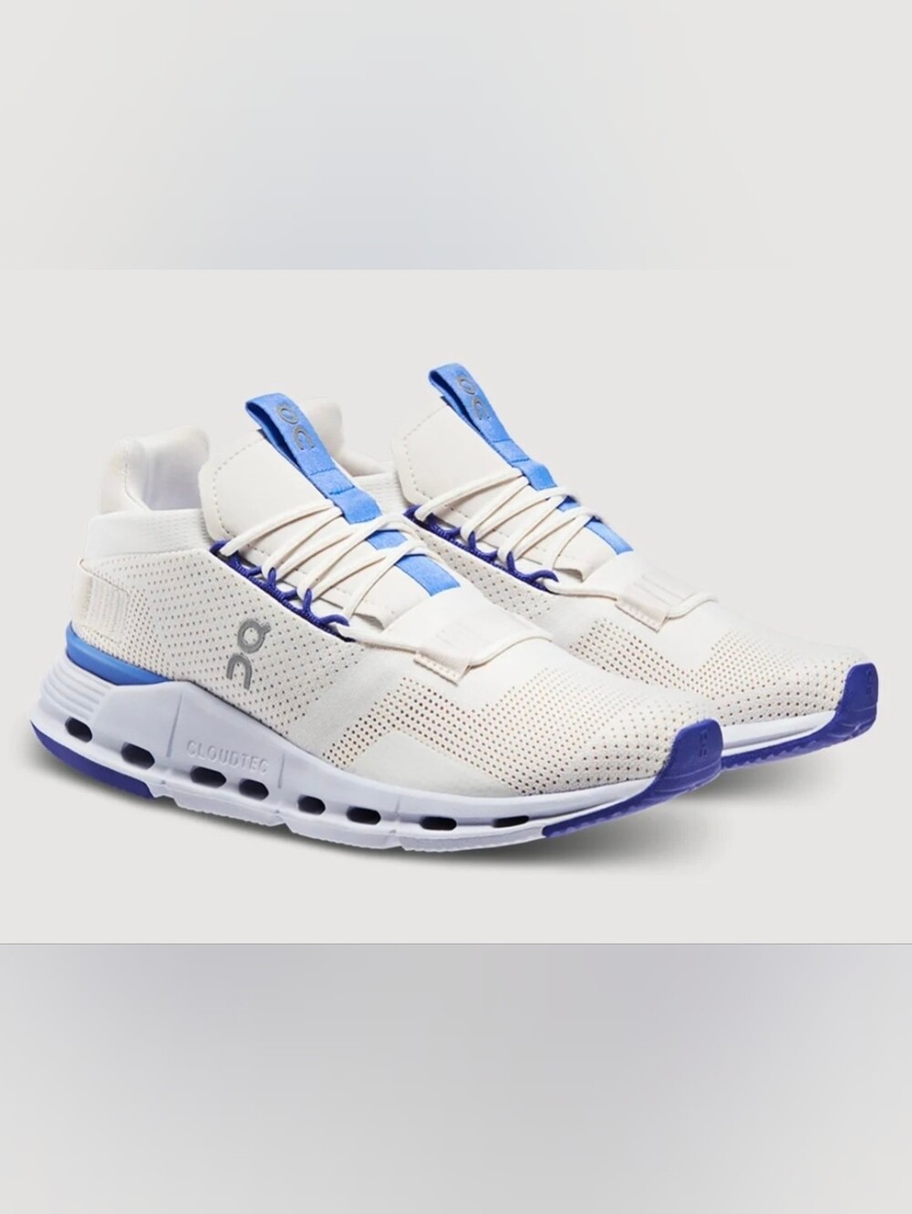 On Cloudnova Women's Undyed White / Heather Size 9.5